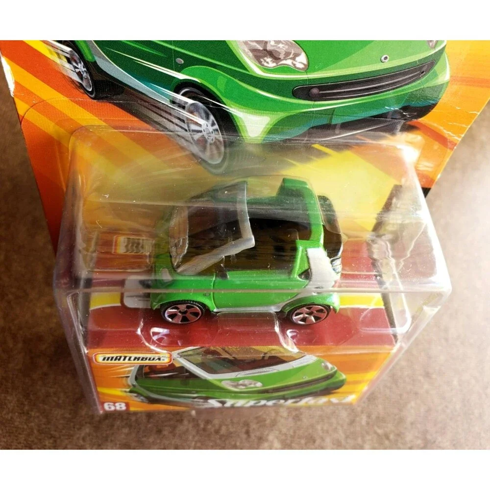 2005 Matchbox Superfast SMART FORTWO CABRIO Green #SF68 LIMITED ED 1/15,500 1:64